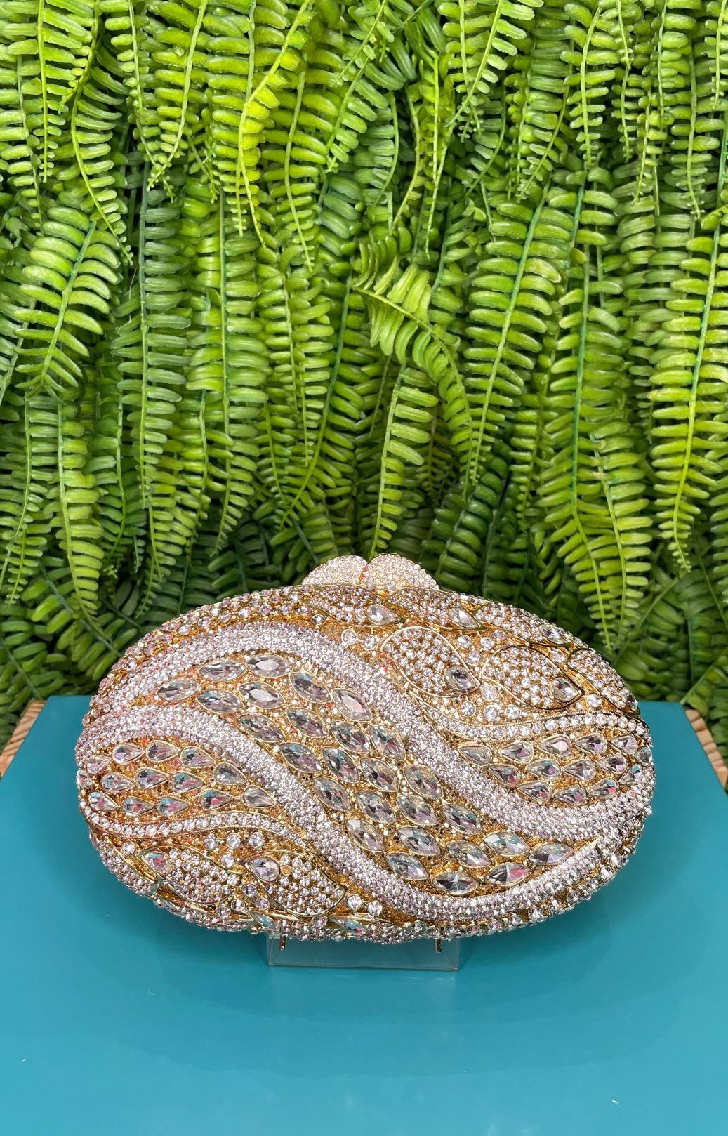 CLUTCH SWAROVISK ONDAS DE CRISTAIS