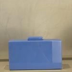 CLUTCH ACRÍLICO RETANGULO AZUL PASTEL