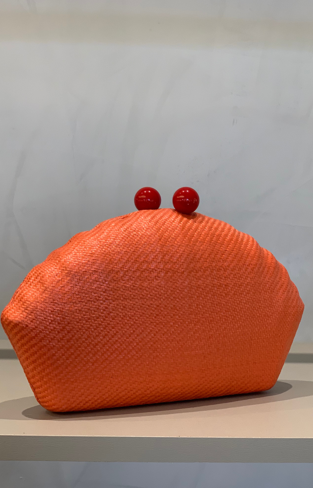 CLUTCH CONCHA LARANJA