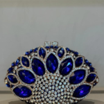 CLUTCH SWAROVISK PEDRARIA AZUL