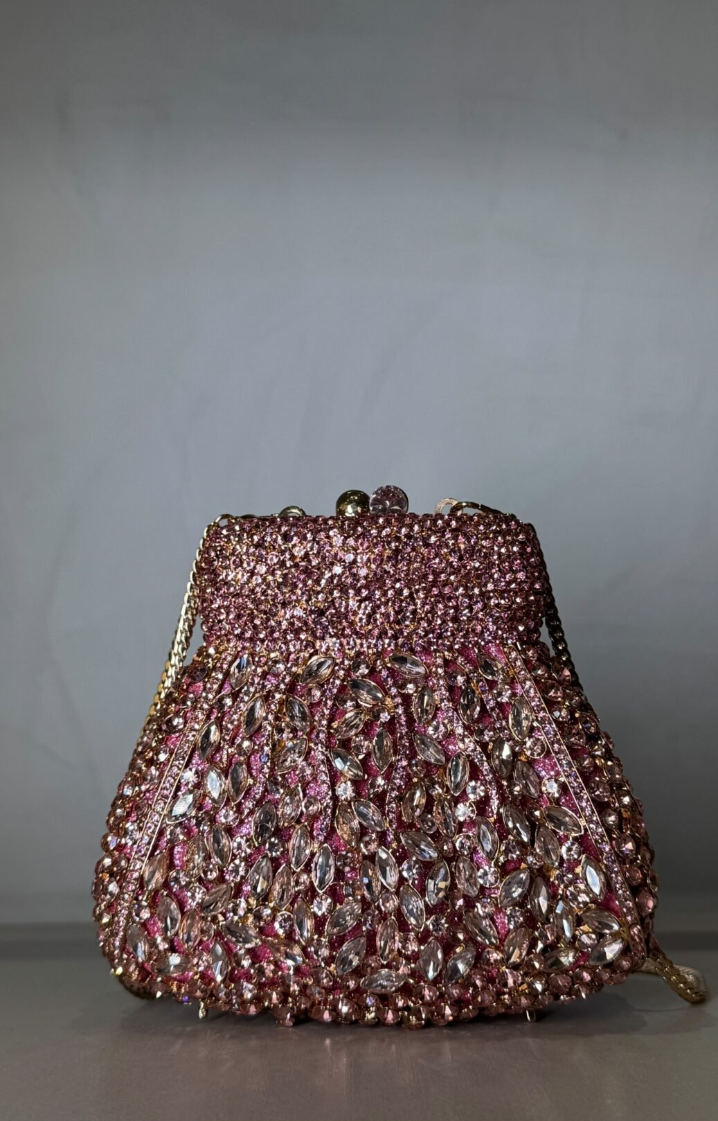 CLUTCH ROSA SWAROVSKI